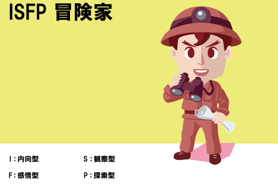 ISFP、冒険家、